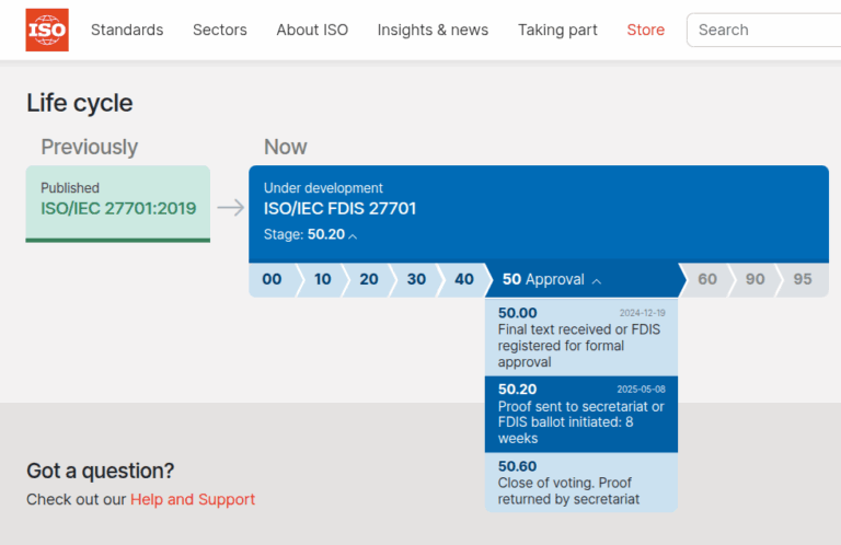 Inicia la consulta del FDIS de la nueva ISO/IEC 27701:2025, pero que significa esto para las organizaciones?