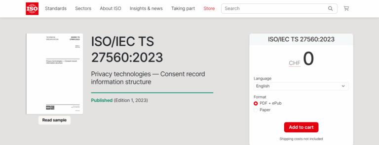 Consentimiento estructurado y trazable: una nueva ventaja competitiva con ISO/IEC TS 27560:2023